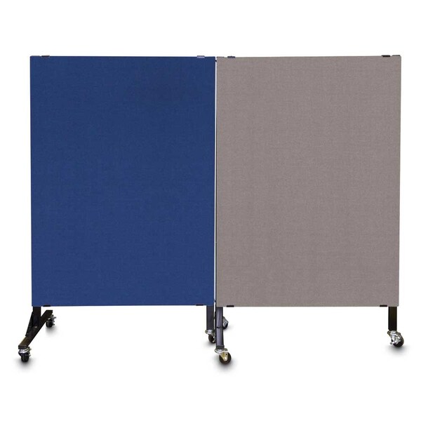 Enclosed Corkboard, 3 Door, 96"x48", 4" Fra